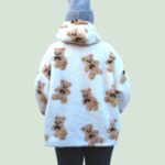 teddytroja hund matcha vit baksida unisex