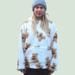 teddytroja hund matcha vit unisex